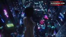 Scarlett Johansson Falling Down Scene – Ghost In The Shell
