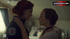 45. Katherine Barrell Hot Lesbian Kissing – Wynonna Earp