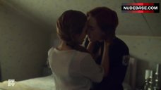 56. Katherine Barrell Hot Lesbian Kissing – Wynonna Earp