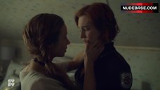 78. Katherine Barrell Hot Lesbian Kissing – Wynonna Earp