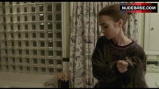 1. Sexy Lily Collins in Bra – To The Bone