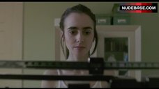 56. Lily Collins Lingerie Scene – To The Bone