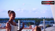 23. Adriana Lima Posing in Lingerie – The Victoria'S Secret Angels Lip Sync "24K Magic"