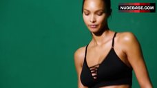 56. Adriana Lima Posing in Lingerie – The Victoria'S Secret Angels Lip Sync "24K Magic"