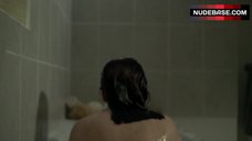 12. Anna Friel Nude in Bath – Marcella
