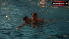 1. Scarlett Johansson Sexy in Red Swimsuit – Scoop