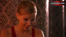 100. Scarlett Johansson Sexy in Red Swimsuit – Scoop