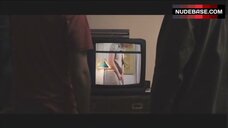 56. Gretchen Mol Flashes Lingerie – Tenure