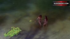 23. Elle Macpherson Naked Bathing in Pond – Sirens