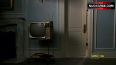 1. January Jones Hot Lingerie Scene – Mad Men