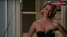 45. January Jones Hot Lingerie Scene – Mad Men