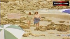 12. Tracy Korsten Exposed Large Boobs – Maslin Beach