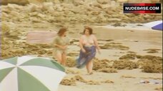 45. Tracy Korsten Exposed Large Boobs – Maslin Beach