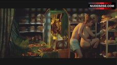 34. Helen Mirren Sex in Kitchen – The Cook, The Thief, His Wife & Her Lover