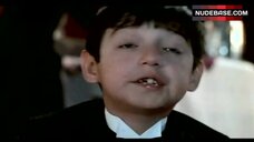 12. Salma Hayek Dance in Leopard Bikini – Four Rooms