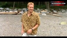 12. Erica Durance Topless on Beach – House Of The Dead