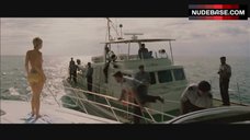 78. Ashley Scott Topless Sunbathing – Into The Blue