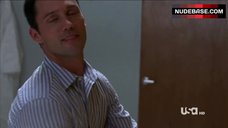 12. Dina Meyer in Sexy Black Underwear – Burn Notice