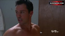 78. Dina Meyer in Sexy Black Underwear – Burn Notice