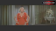 23. Marilyn Monroe in Sexy Red Body Suit – How To Marry A Millionaire