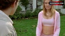 Spencer Grammer Sexy in Pink Top – Greek