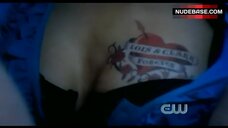 Erica Durance Tattoo on Boobs – Smallville