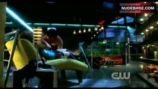 34. Erica Durance Tattoo on Boobs – Smallville
