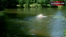 34. Elizabeth McGovern Goes into Water in Underwear – Racing With The Moon