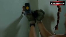 12. Scared Isabelle Huppert in Shower – My Worst Nightmare