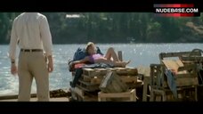 12. Deborah Goodrich in One-Piece Violet Swimsuit – April Fool'S Day