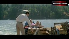 23. Deborah Goodrich in One-Piece Violet Swimsuit – April Fool'S Day