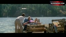 34. Deborah Goodrich in One-Piece Violet Swimsuit – April Fool'S Day