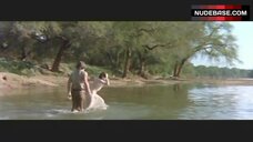 89. Sandra Prinsloo Breasts Through Wet Dress – The Gods Must Be Crazy