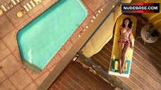 1. Jessica Marais Topless Sunbathing – Magic City