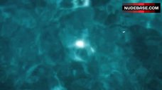 45. Eva Herzigova Nude in Pool – Brian Atwood 2013 Ad