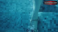 56. Eva Herzigova Nude in Pool – Brian Atwood 2013 Ad