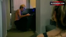 34. Sexy Callie Thorne in Nightie – Rescue Me