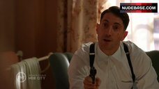 67. Alexa Davalos Side Boob – Mob City