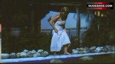 23. Hot Mimi Lazo in Wet White Dress – Acosada En Lunes De Carnaval