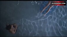 12. Sarah Lind Sexy in Swimsuit – What Goes Up