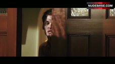 56. January Jones in Black Bra and Panties – American Wedding