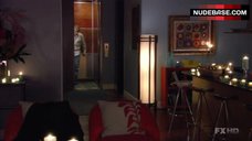 1. Callie Thorne Underwear Scene – Rescue Me