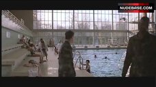 1. Elizabeth McGovern Sexy in Swimsuit – Buffalo Soldiers