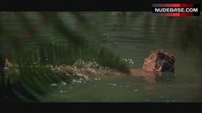 1. Jean Simmons Swimming Nude in Lake – Spartacus