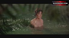 5. Jean Simmons Swimming Nude in Lake – Spartacus