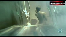 2. Jessy Schram Nude in Shower – Ghost Whisperer