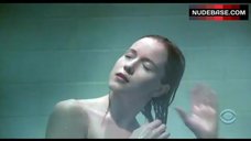 7. Jessy Schram Nude in Shower – Ghost Whisperer