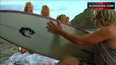 6. Annika Svedman Shows Breasts – Surf School