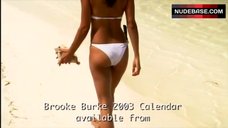 8. Brooke Burke Posing in Bikini – Barely Brooke