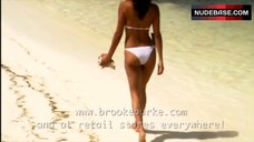 9. Brooke Burke Posing in Bikini – Barely Brooke